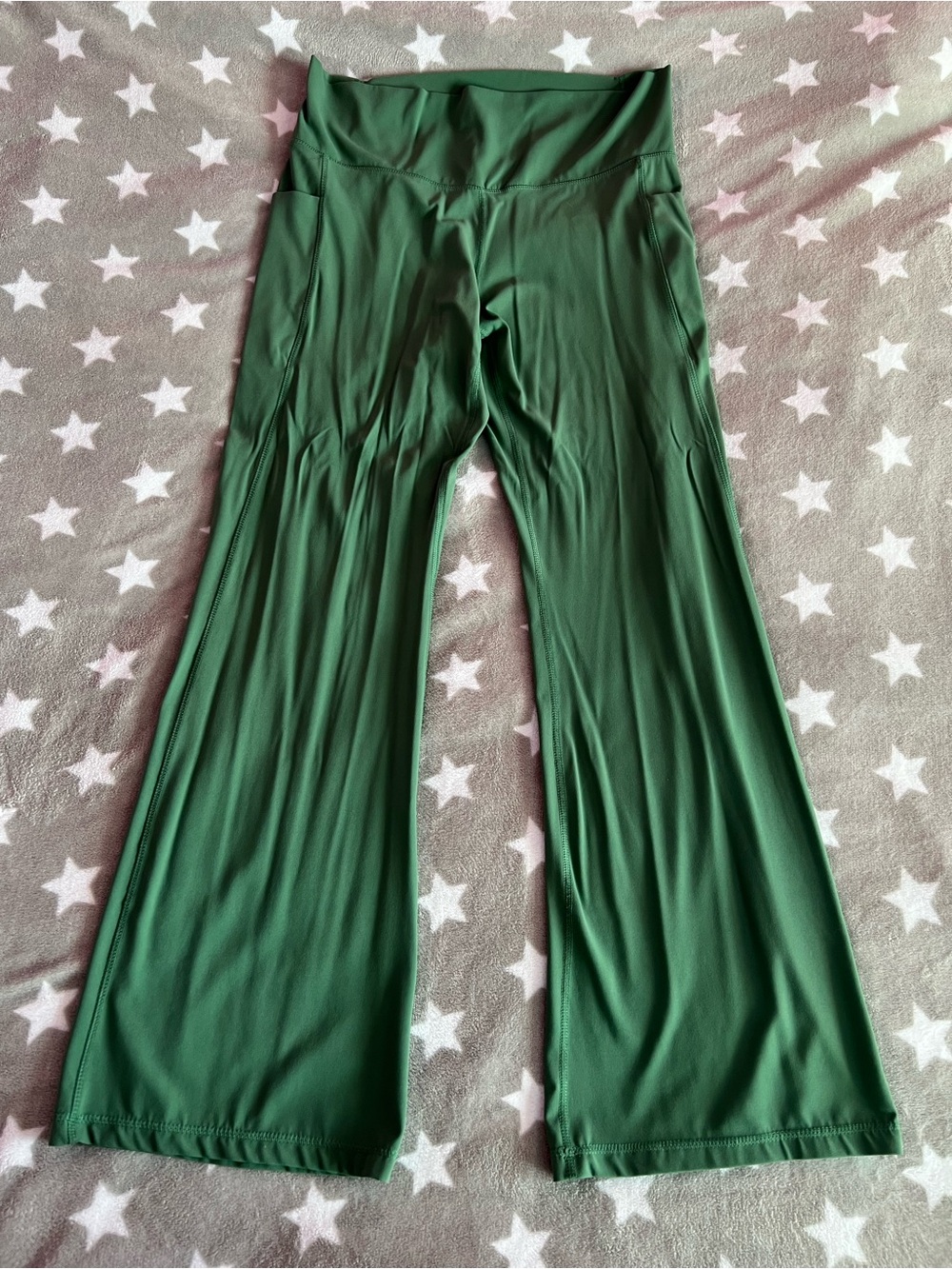 Green Flared Yoga Pants Women’s XL